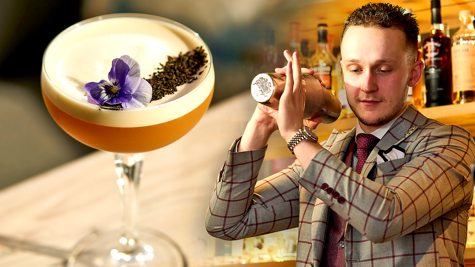 Beyond the Tea cocktail from Kylesku Hotel. 