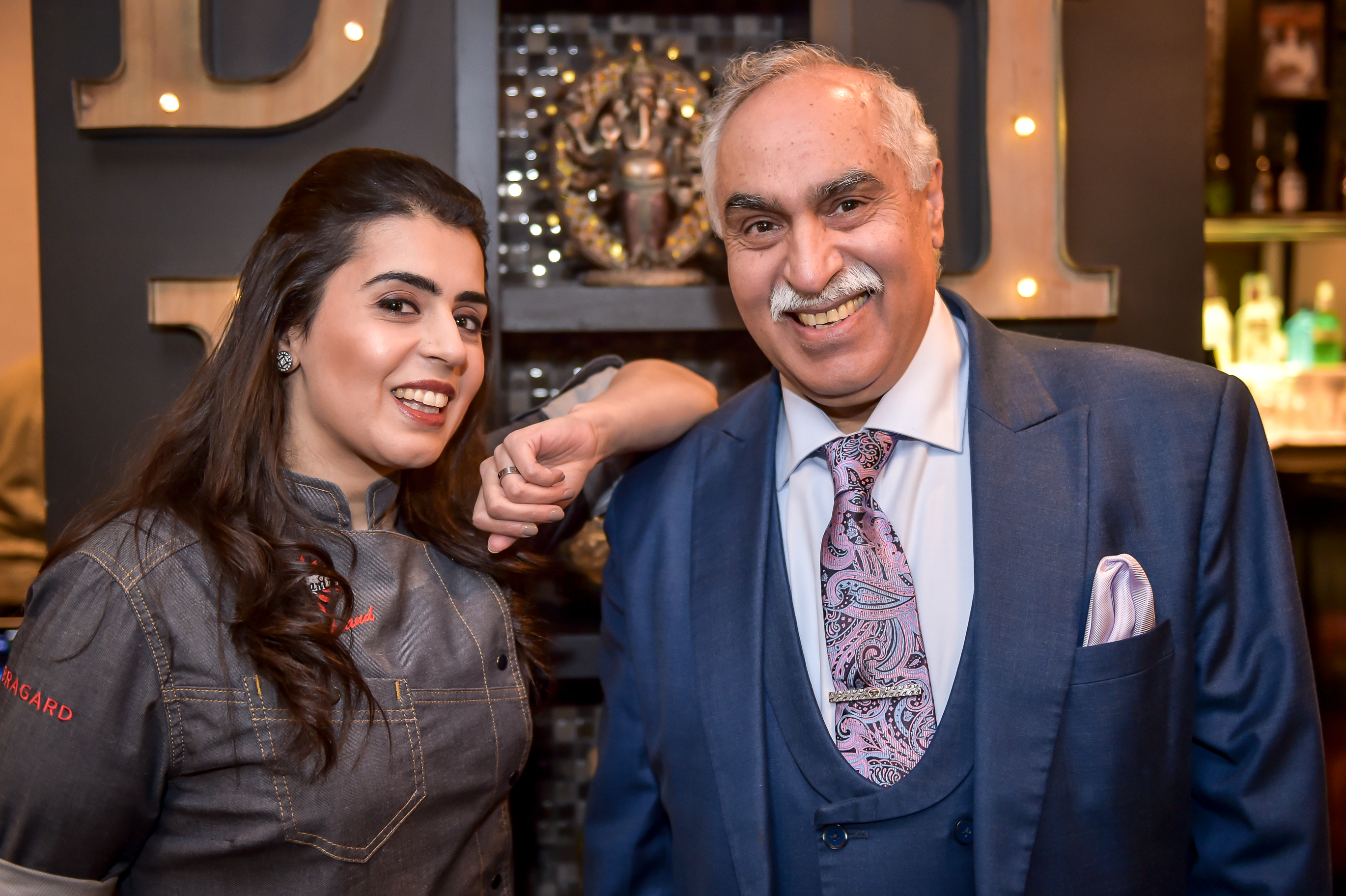 Portrait of Dipna and Gulu Anand.